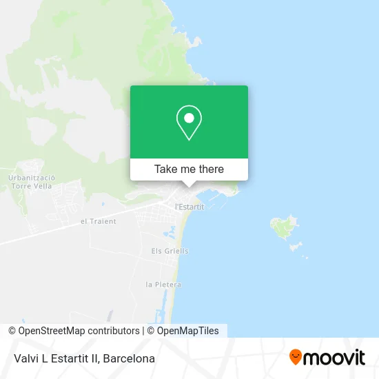 Valvi L Estartit II map