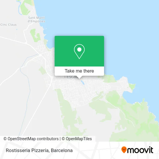 Rostisseria Pizzería map