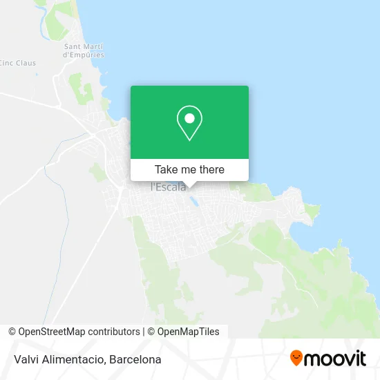 Valvi Alimentacio map