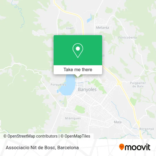 Associacio Nit de Bosc map