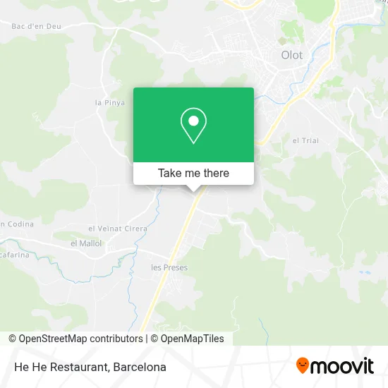 He He Restaurant map