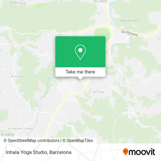 Inhala Yoga Studio map