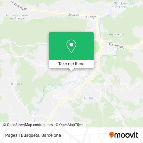 Pages I Busquets map