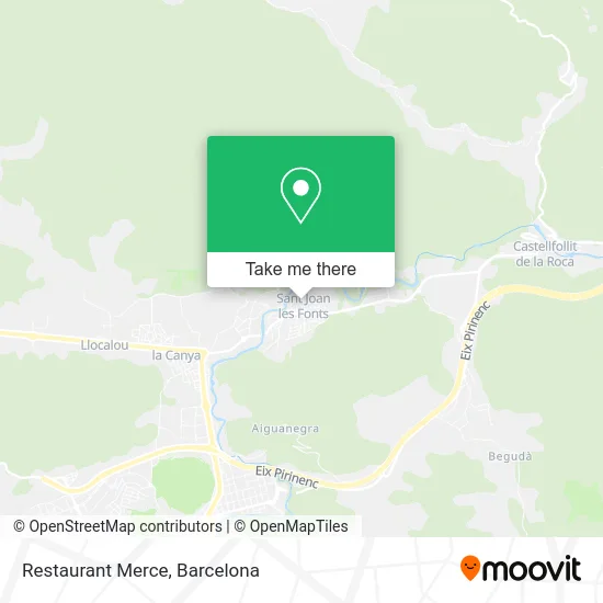 Restaurant Merce map