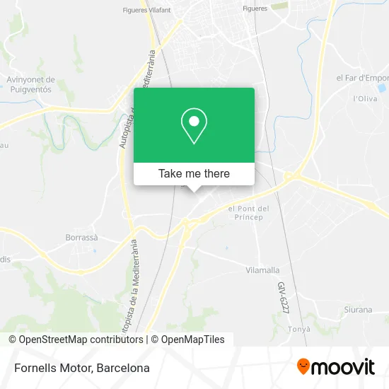 Fornells Motor map