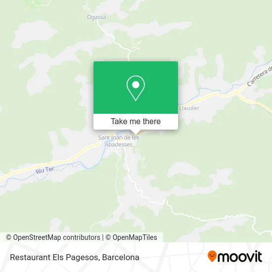 Restaurant Els Pagesos map