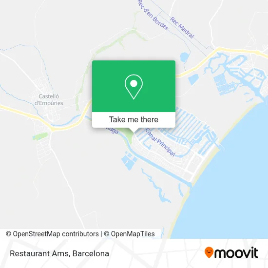 Restaurant Ams map