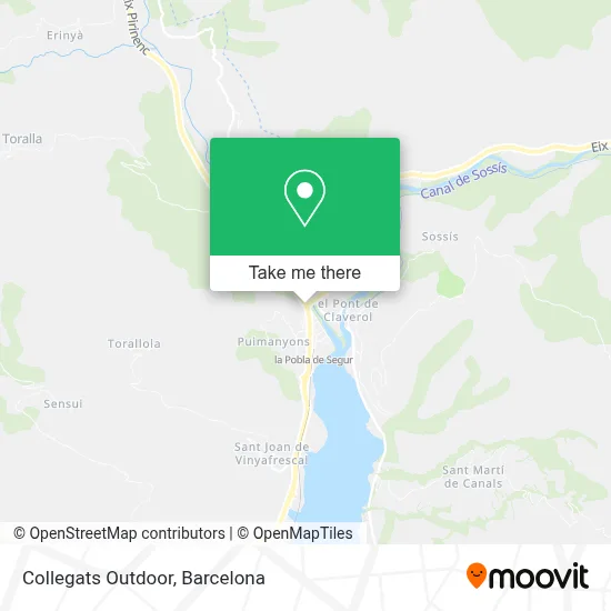 Collegats Outdoor map