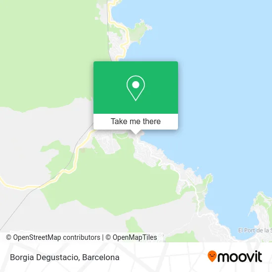 Borgia Degustacio map