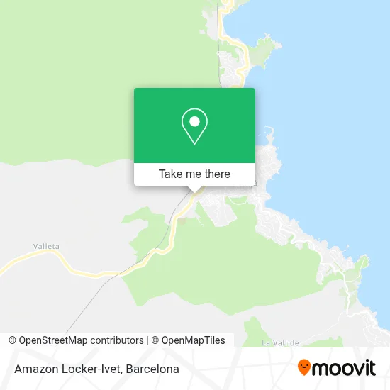 Amazon Locker-Ivet map