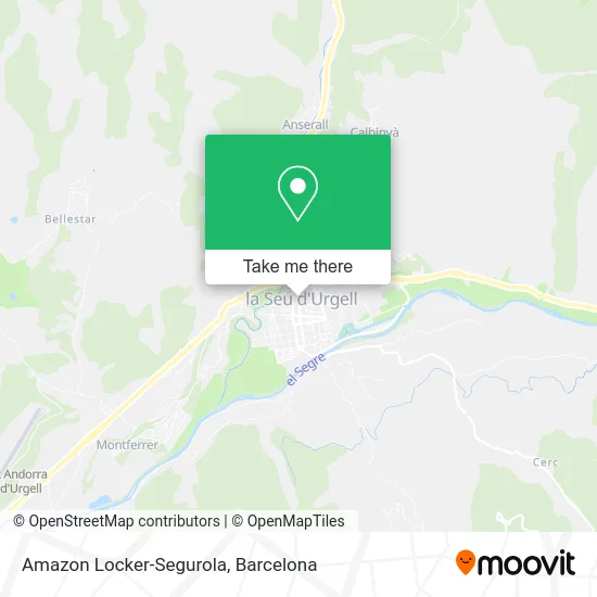 Amazon Locker-Segurola map