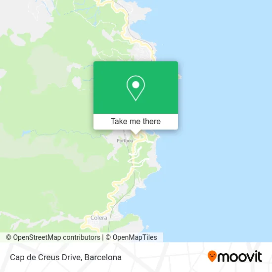 Cap de Creus Drive map