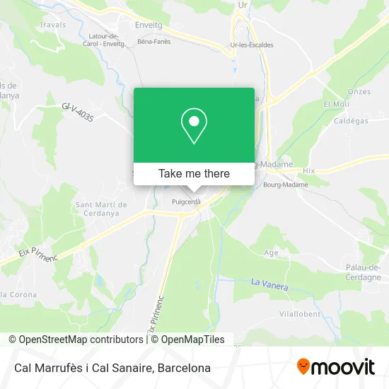 Cal Marrufès i Cal Sanaire map