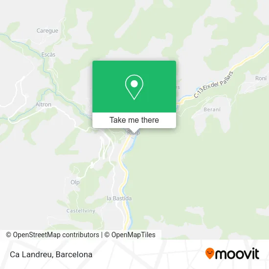 Ca Landreu map