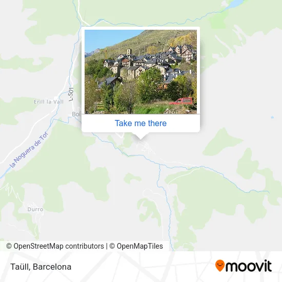 Taüll map