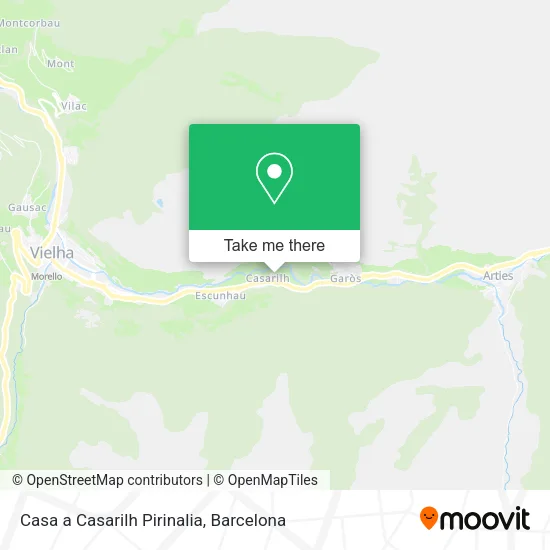 Casa a Casarilh Pirinalia map