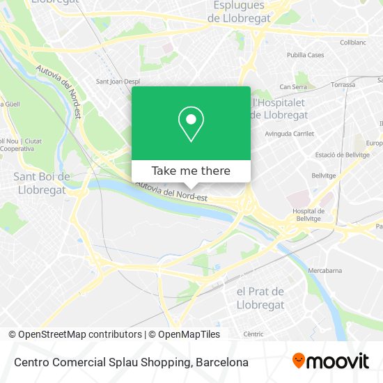 Centro Comercial Splau Shopping map