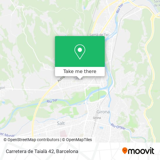 Carretera de Taialà 42 map