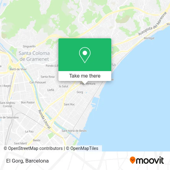 El Gorg map
