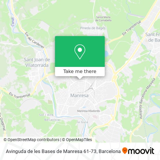 Avinguda de les Bases de Manresa 61-73 map