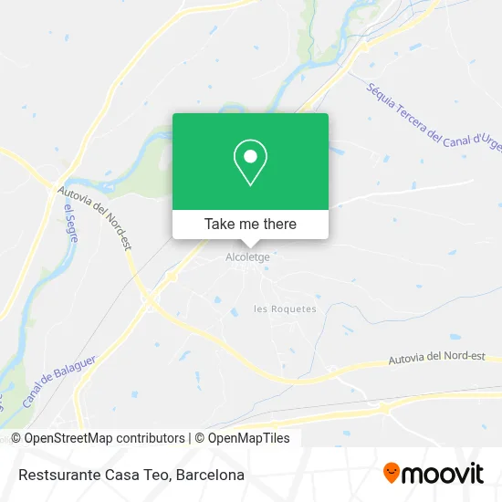 Restsurante Casa Teo map