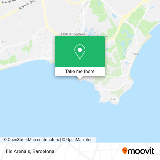 Els Arenals map