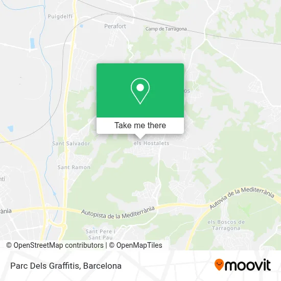 Parc Dels Graffitis map