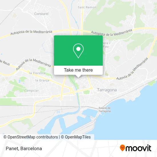 Panet map