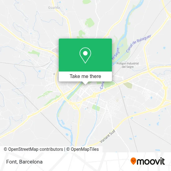 Font map