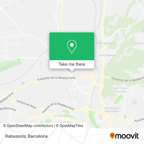 Rabassols map