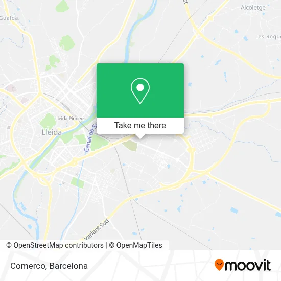Comerco map
