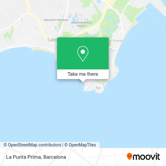 La Punta Prima map