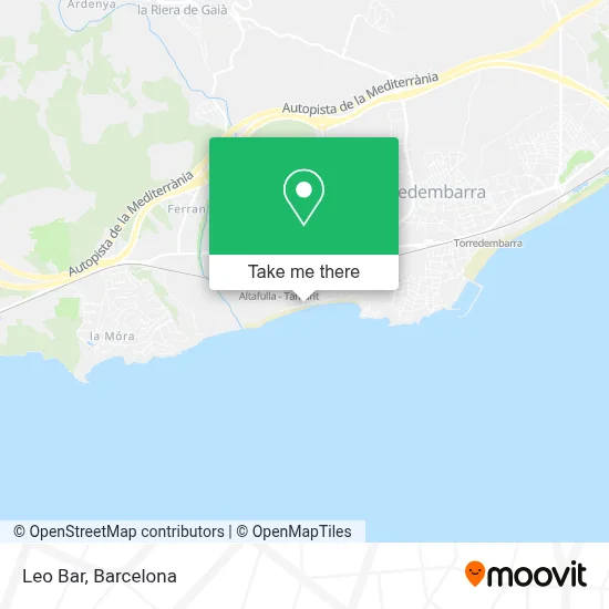 Bar Leo map