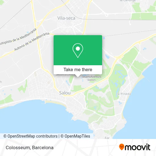 Colosseo map