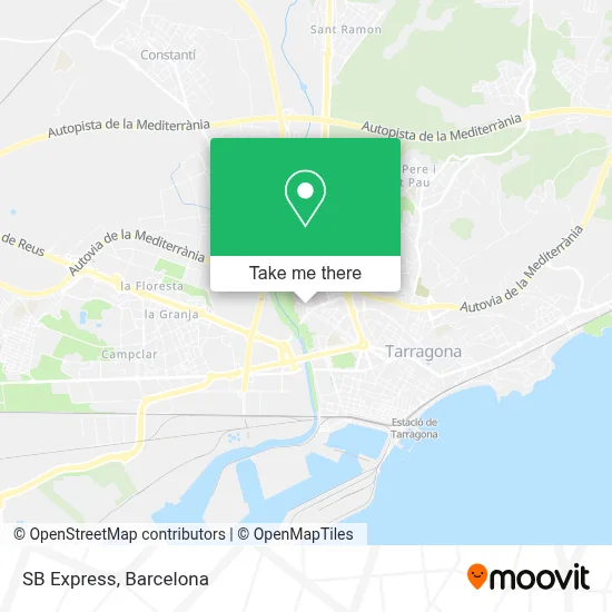 Sb Express map