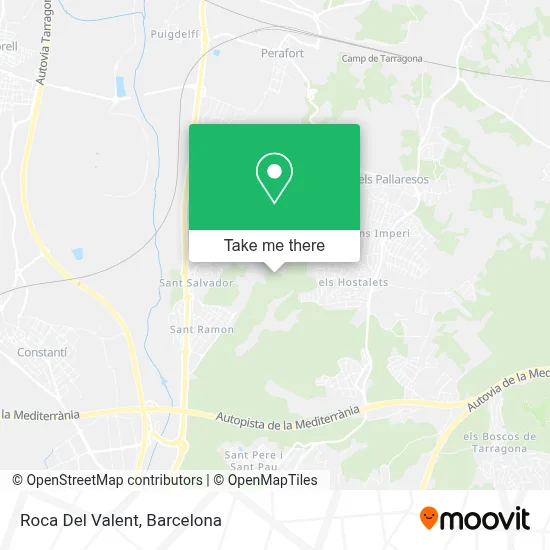 Roca Del Valent map