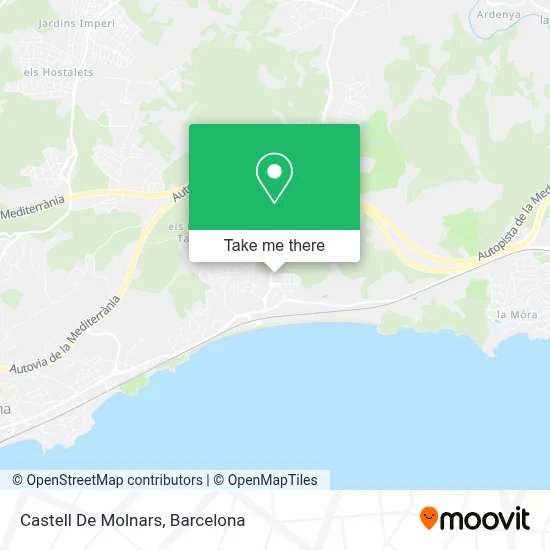 Castell De Molnars map