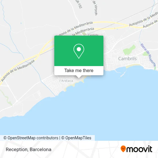 Reception map
