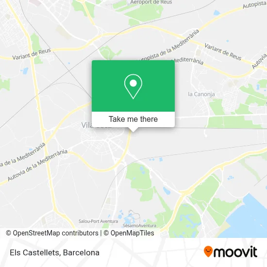 Els Castellets map