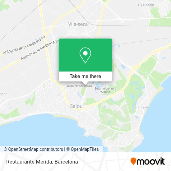 Restaurante Merida map