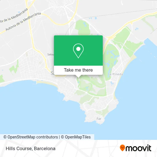 Hills Course map