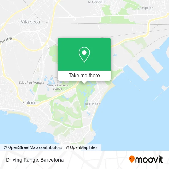 Driving Range map