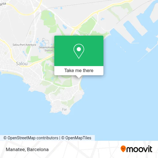 Manatee map