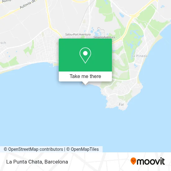 La Punta Chata map
