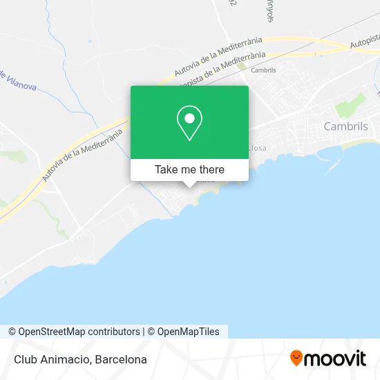 Club Animacio map