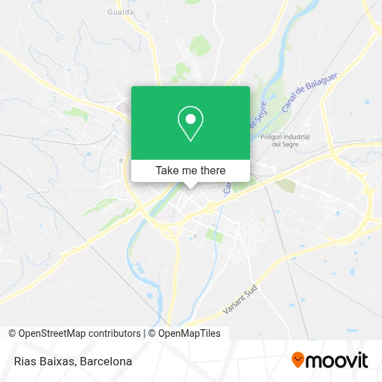 Rias Baixas map