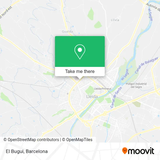 El Bugui map
