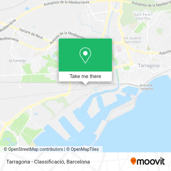 Tarragona - Classificació map