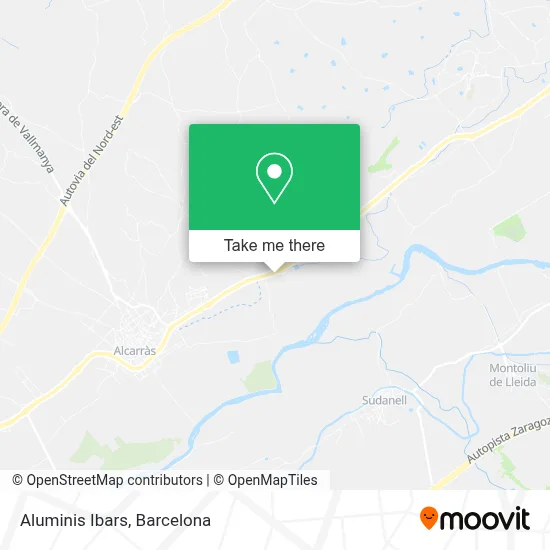 Aluminis Ibars map