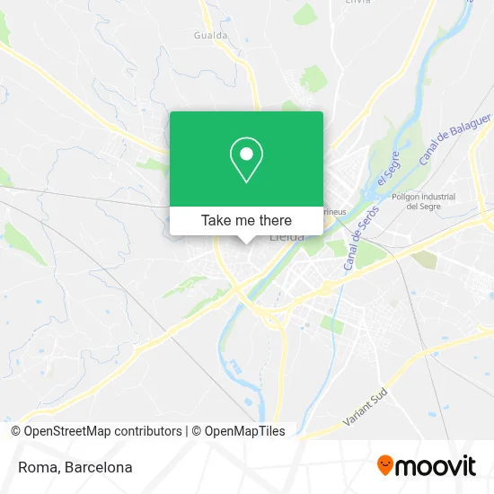 Roma map